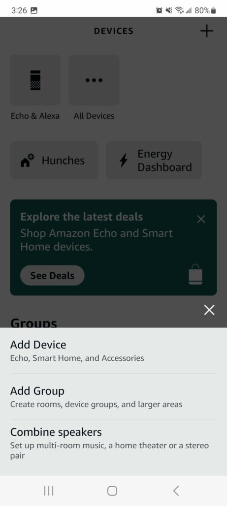 Amazon Alexa Add Device