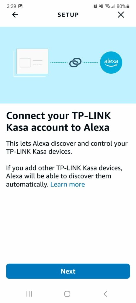 Amazon Alexa Connect Kasa Skill